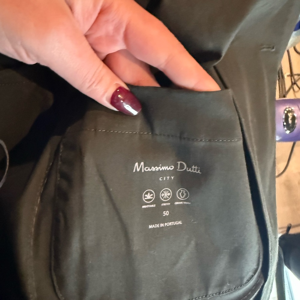 NWT Massimo Dutti Elegant Green Blazer size 40 - Picture 5 of 6